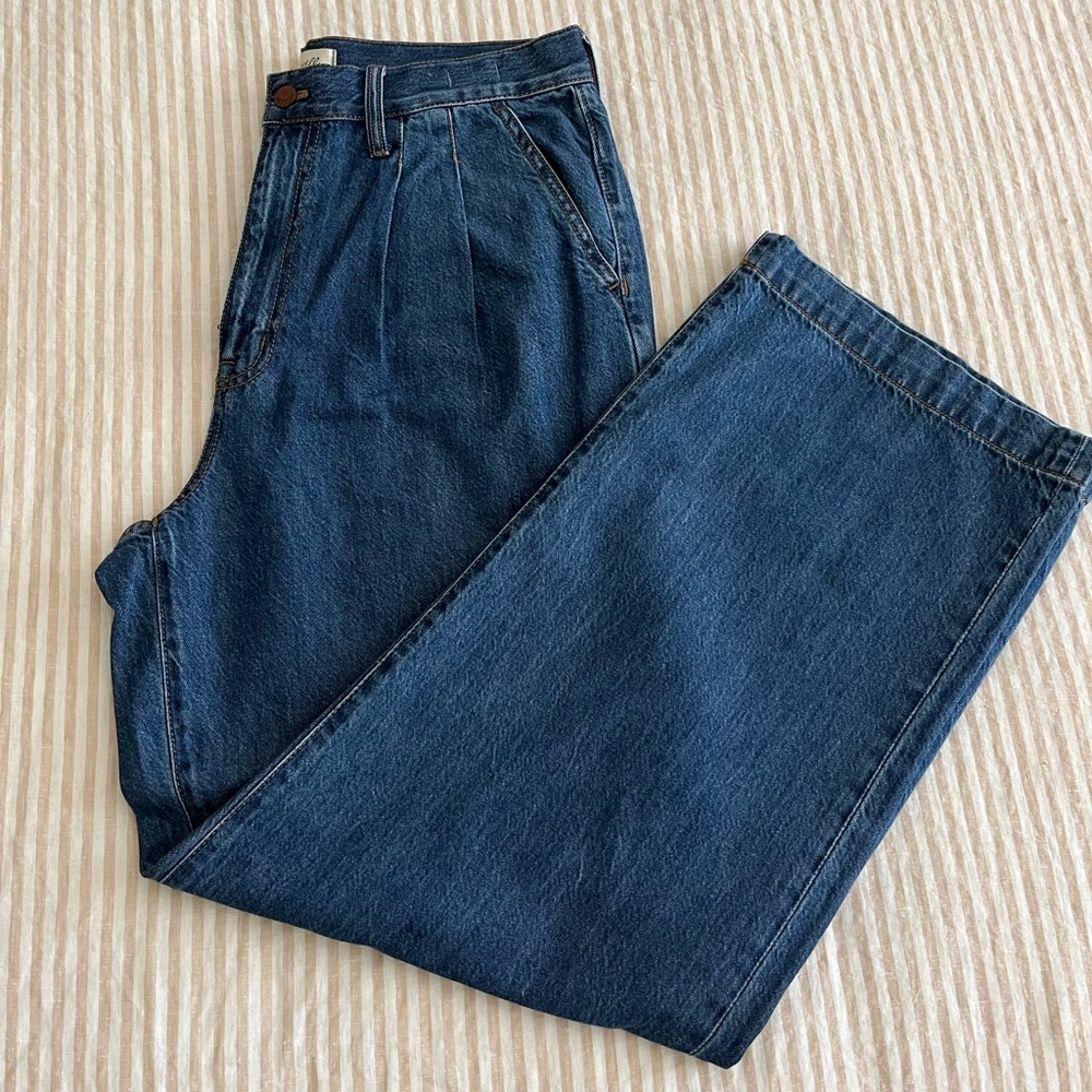 NWT - Madewell Trouser Harlow wide leg Jeans